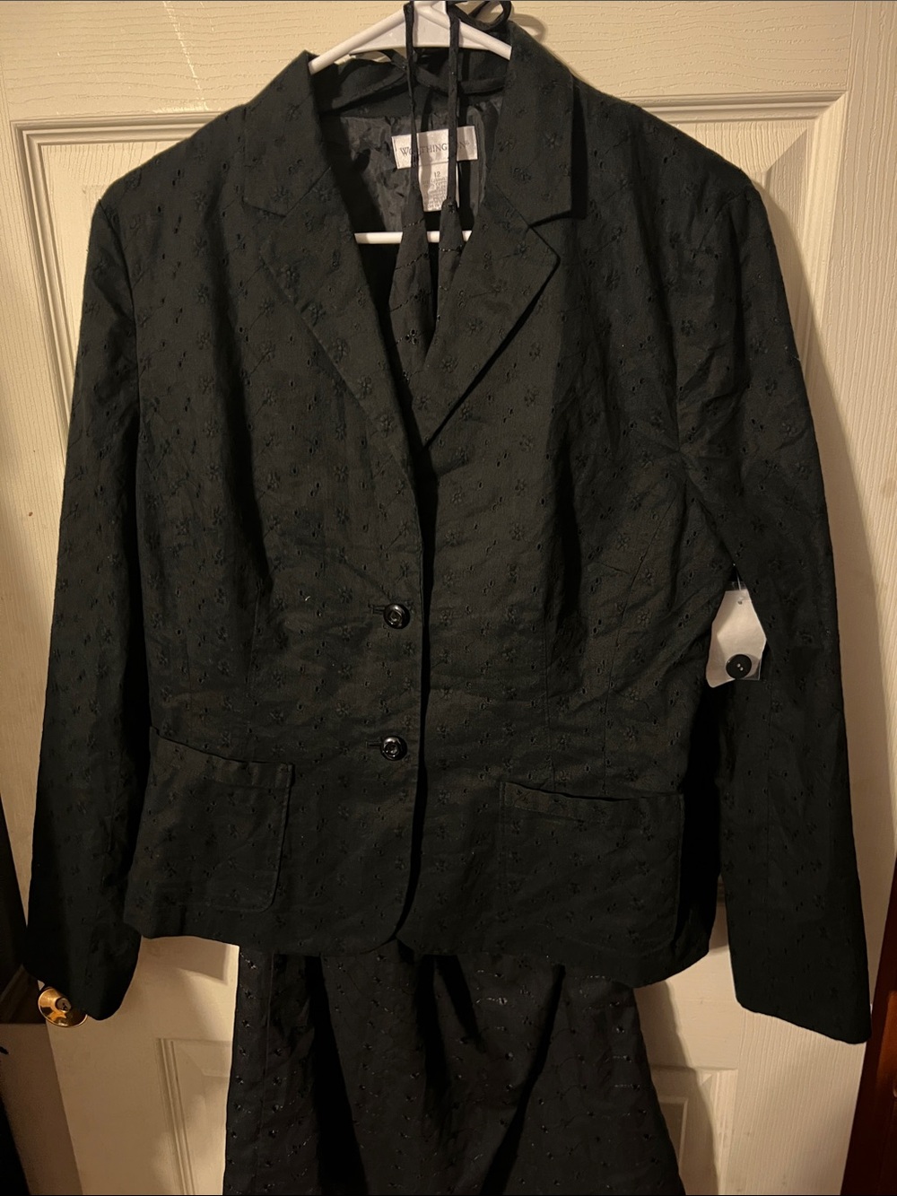 Worthington Black Women's Two-Button Suit Blazer